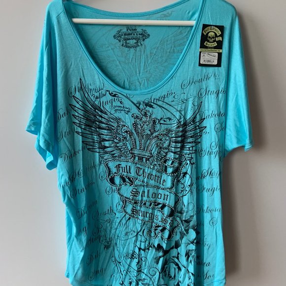 Full Throttle Saloon Sturgis Womans Shirt Size M - Picture 5 of 5